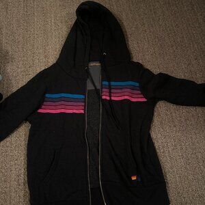 Aviator Nation Black Zip-Up